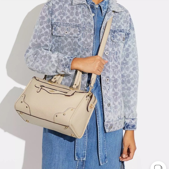 Coach Millie Satchel 
Gold/Ivory
NWT - Picture 13 of 16